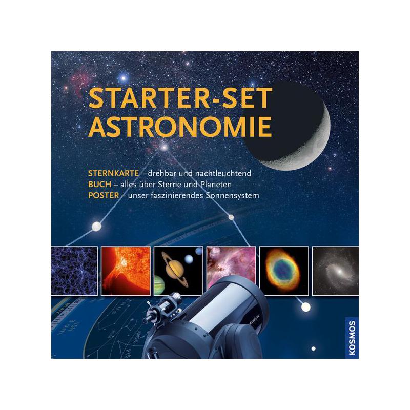 Kosmos Verlag Stjärnkarta Starter-Set Astronomie