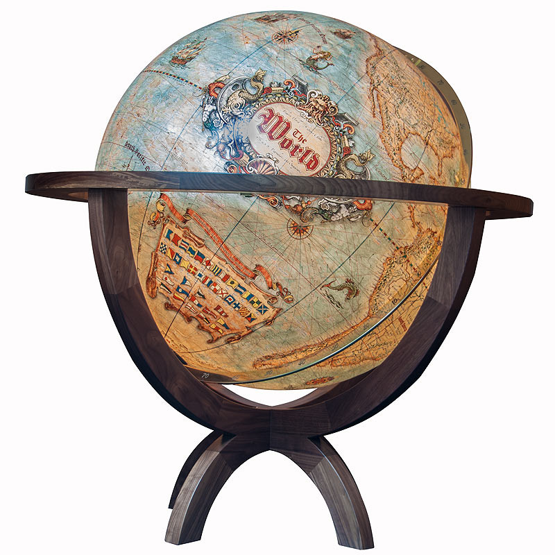 Columbus Glob, golvmodell Imperial Vintage 100cm (Engelska)