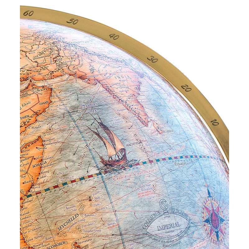 Columbus Glob, golvmodell Imperial Vintage 100cm (Engelska)