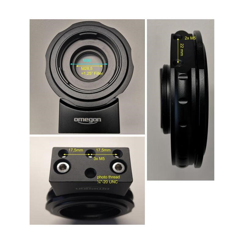 Omegon Adapter för Canon EOS - utan fotogänga