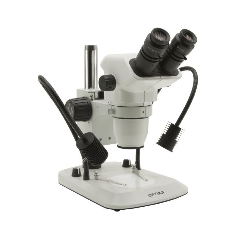 Optika Zoom-stereomikroskop SZN-5 stereomikroskop, binokulär, zoom, 7x-45x, LED