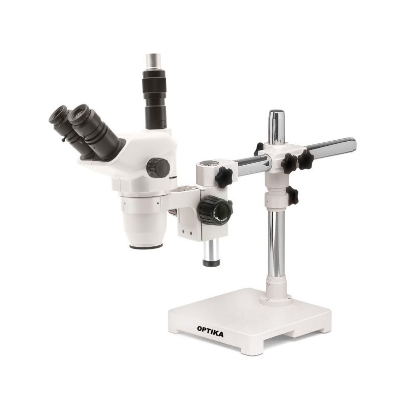 Optika Zoom-stereomikroskop SZN-8, trinokulär, 7x-45, överhängande