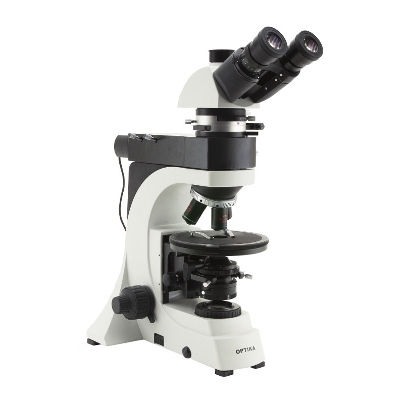 Optika mikroskop B-500POL-I, trinokulärt, Polarisering, ERGO-huvud, X-LED