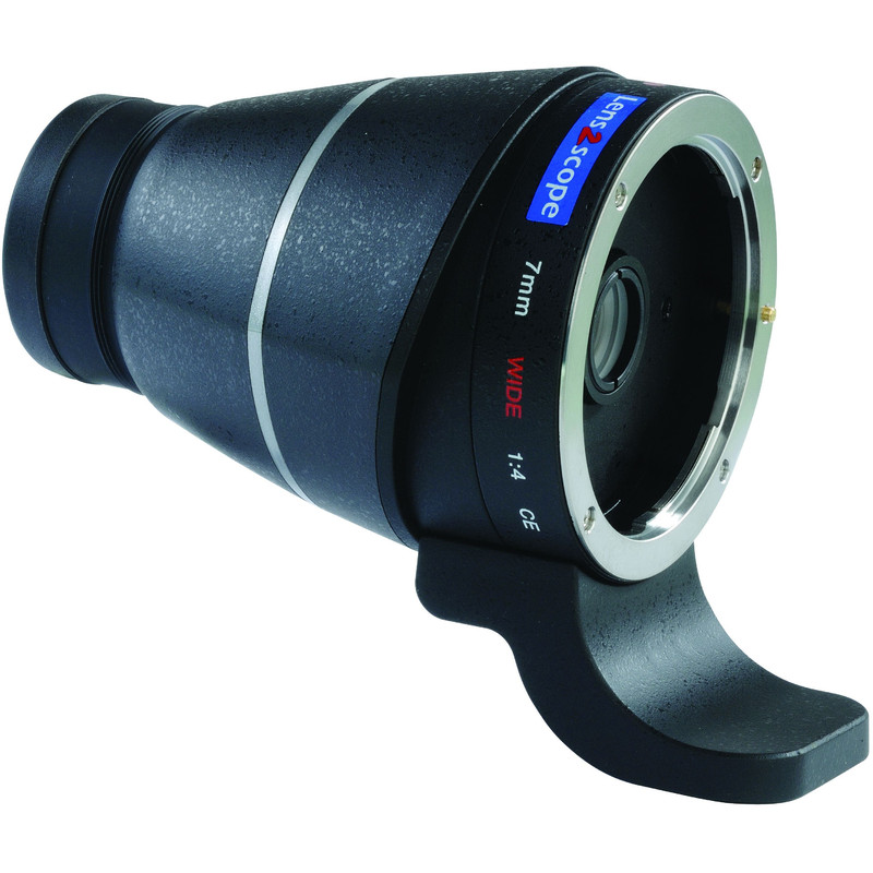 Lens2scope Okularanslutning 7 mm bred, lämplig för Sony A, svart, rak bild