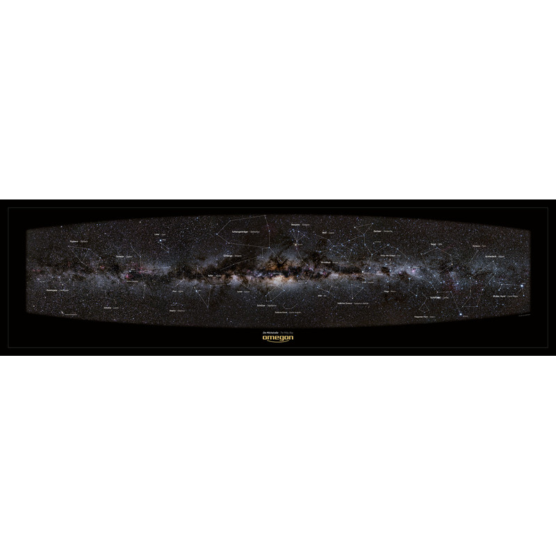 Omegon Panoramaposter Vintergatan