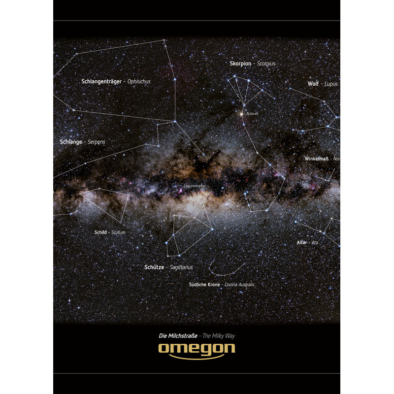 Omegon Panoramaposter Vintergatan