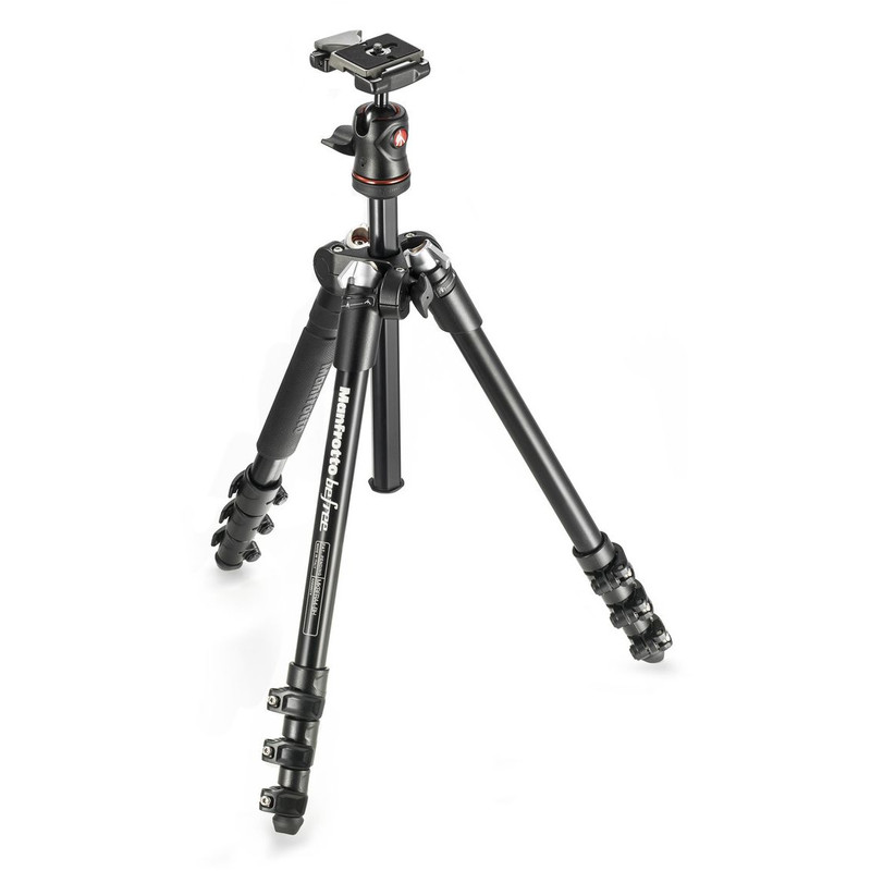 Manfrotto Aluminium-trebensstativ MKBFRA4-BH Befree med Kulhuvud