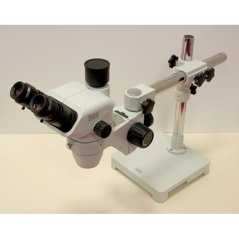 Hund Zoom-stereomikroskop Wiloskop - F-zoom med stativ ST-S, trinokulär