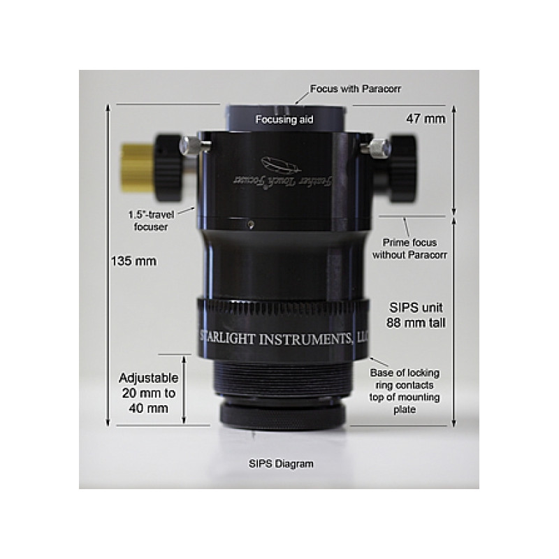 Starlight Instruments Fokuserare SIPS Paracorr System komakorrektor