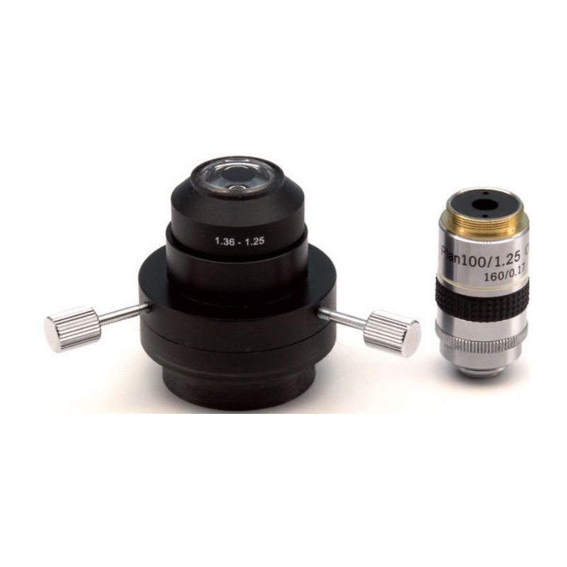 Optika mikroskop B-383DK, trino, HF, DF, DIN, N-PLAN, 40x–1000x, LED