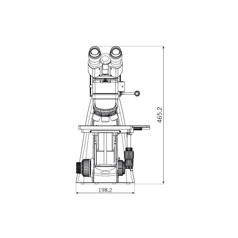 Motic Mikroskop BA310 MET-T, trinokulär, (3 "x2")