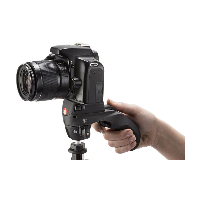 Manfrotto Aluminium-trebensstativ Compact Action foto-/videostativsats svart