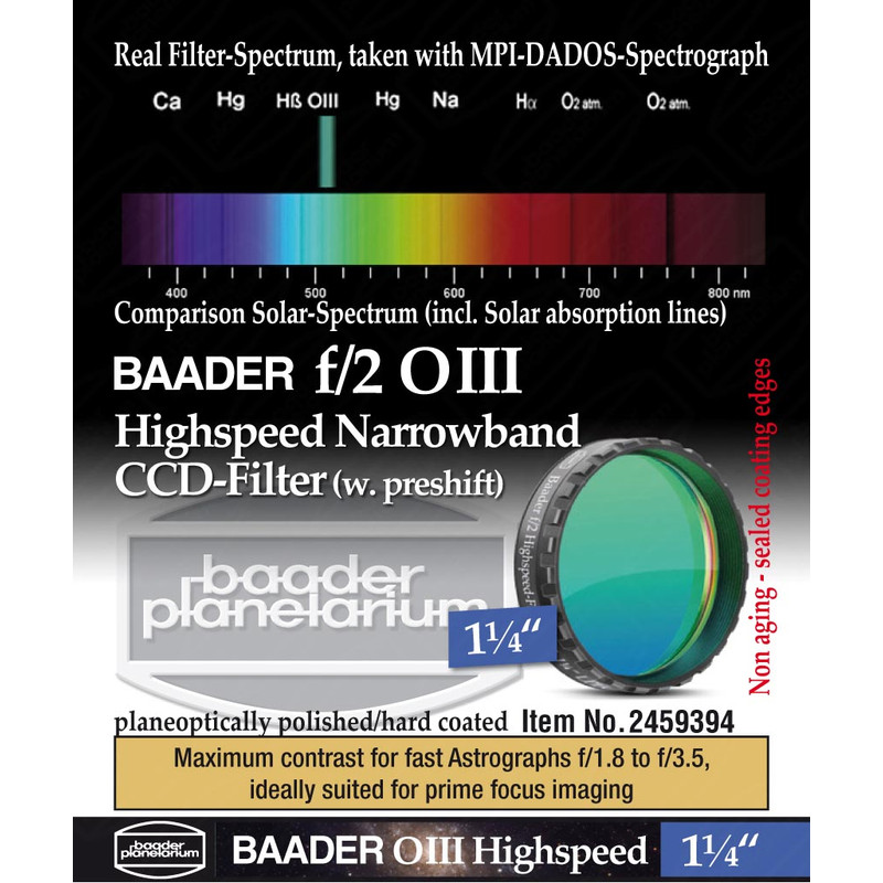 Baader Filter OIII f/2 Highspeed 1,25"