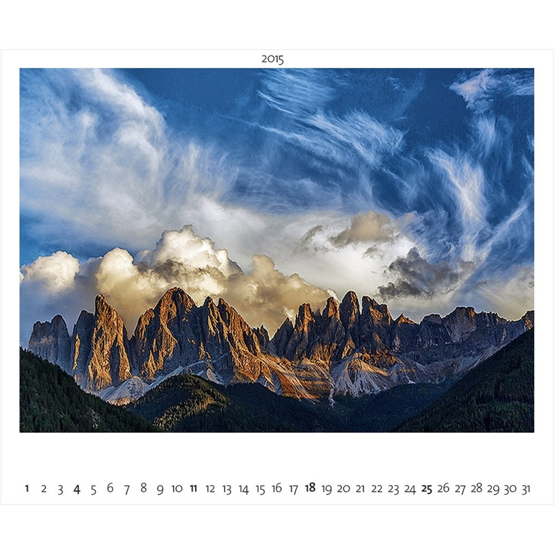 Palazzi Verlag Kalender Landschaft im Licht 2015