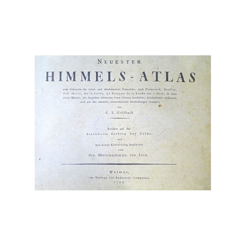 Albireo Atlas Senaste himlavalvet från 1799