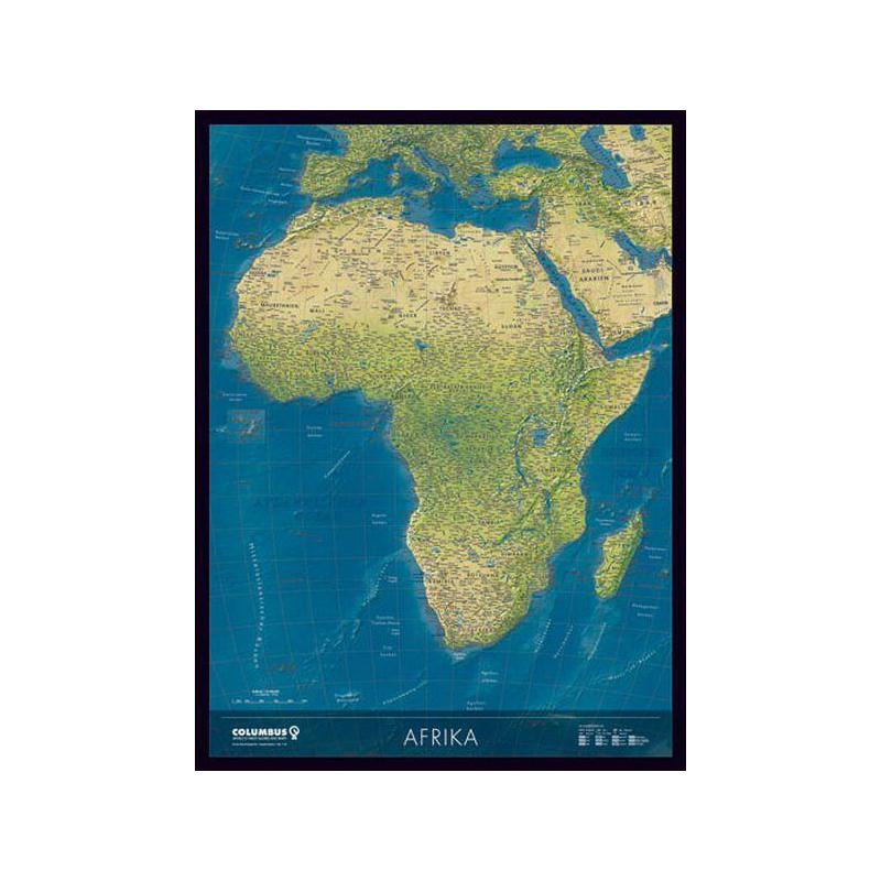 Columbus Kontinentkarta Afrika