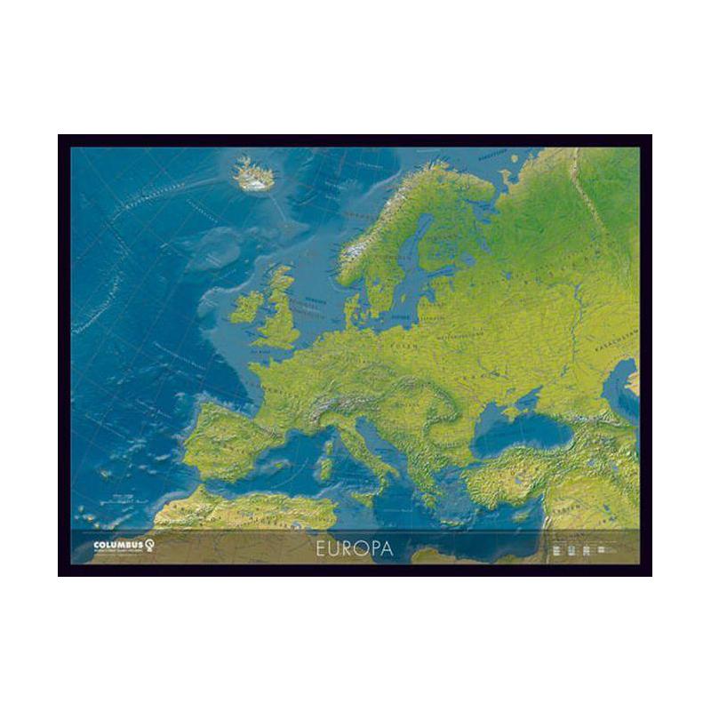 Columbus Kontinentkarta Europa