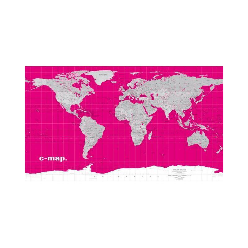 Columbus C-Map världskarta ''magenta''