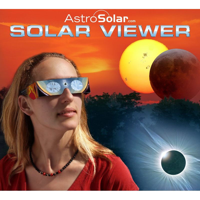 Baader Solförmörkelseglasögon Sonnenfinsternis-Brille Sofi Solar Viewer AstroSolar® Silver/Gold