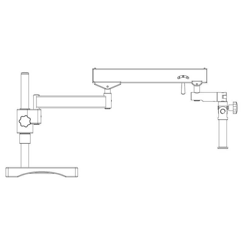 Motic Ledarmstativ  Stativ (med basplatta), pelare Ø 32 mm