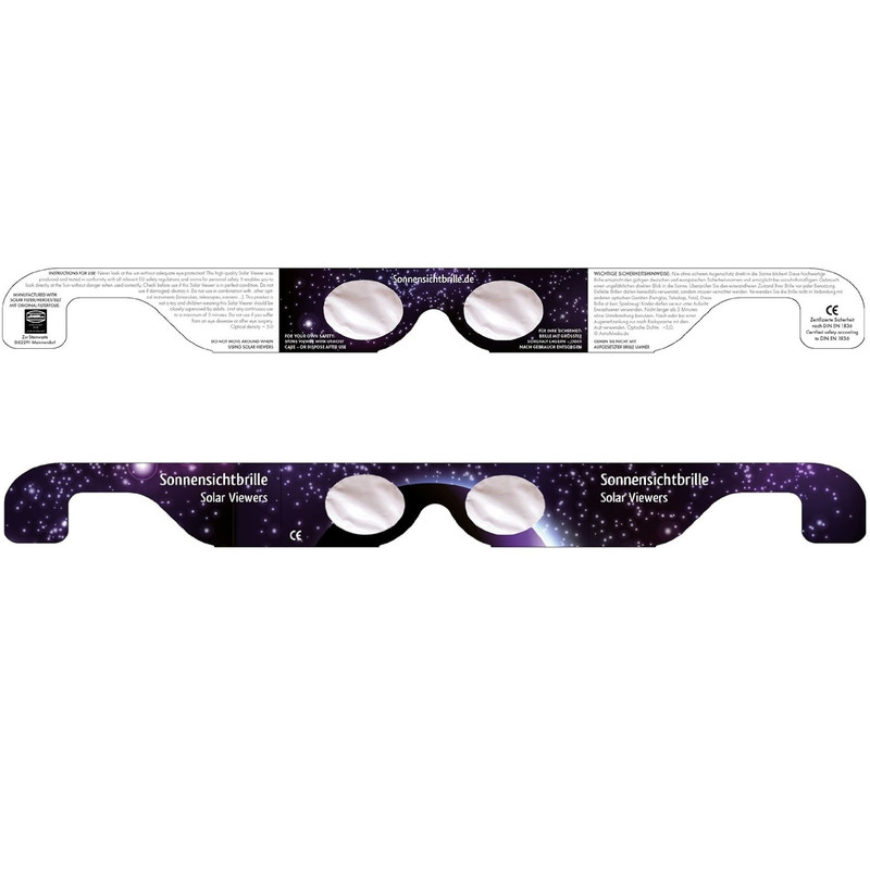 Baader Solförmörkelseglasögon Solar viewing glasses - Solar eclipse glasses - Sofi glasses, 10 stycken