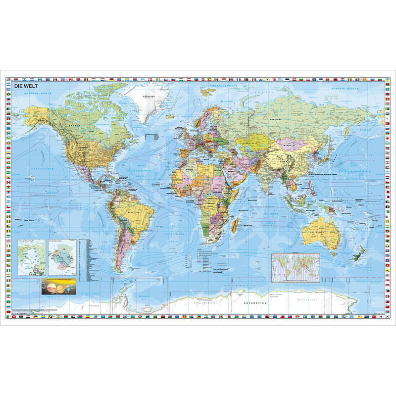 Stiefel Politisk världskarta