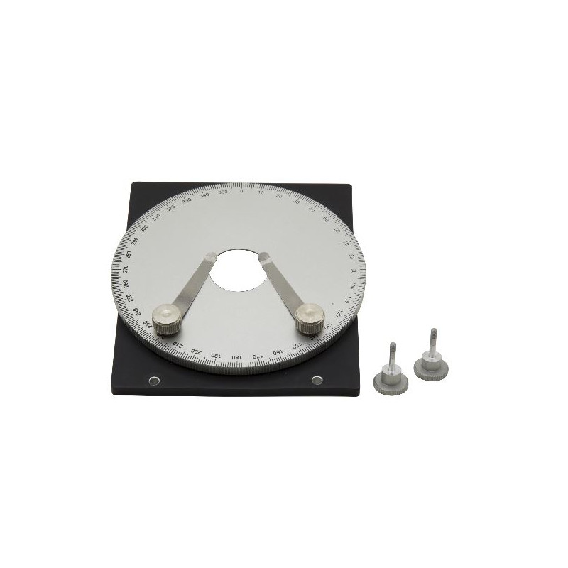 Optika rotationsbord M-175.1, för polarisationssats för bordsstorlek 233 x147mm