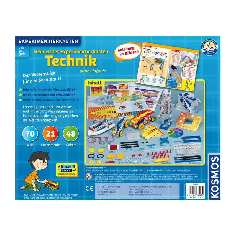 Kosmos Verlag Mitt första experimentkit - Teknik på ett enkelt sätt