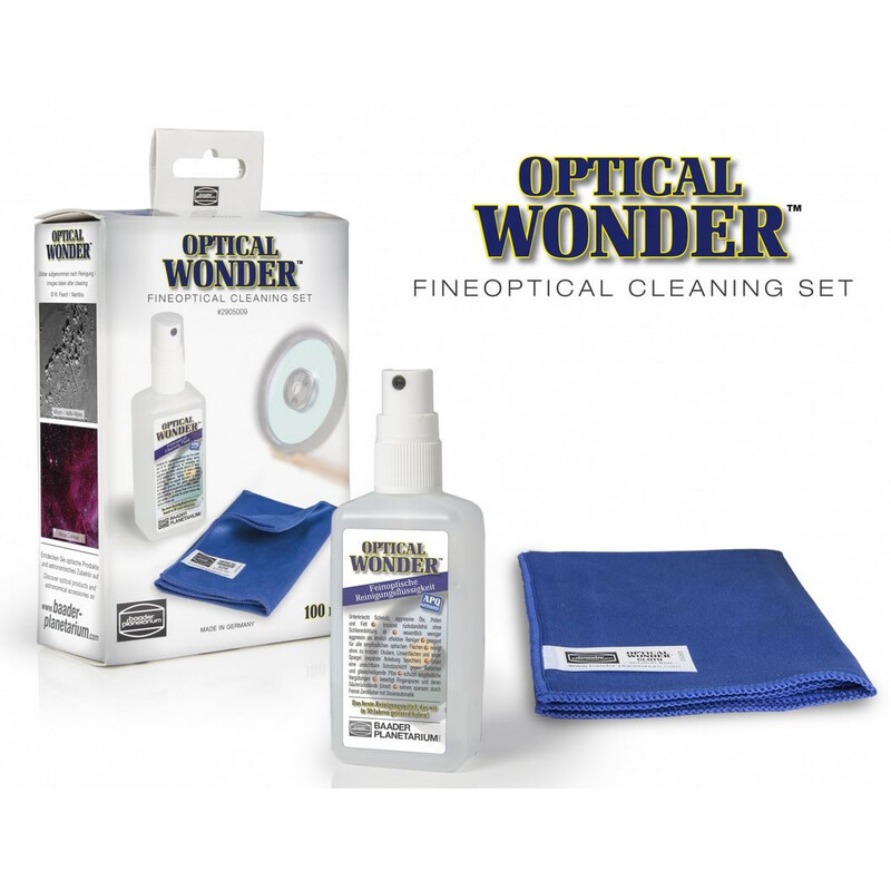 Baader Optisk rengöringsvätska Optical Wonder 100ml med trasa