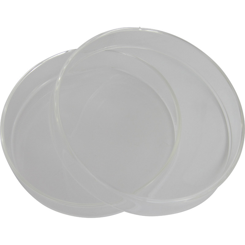 Omegon Petriskålar 100 mm glas med lock