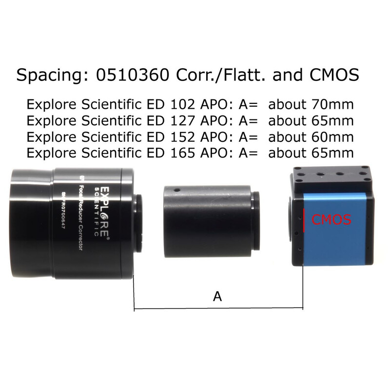 Explore Scientific Flattener 3" 0,7x