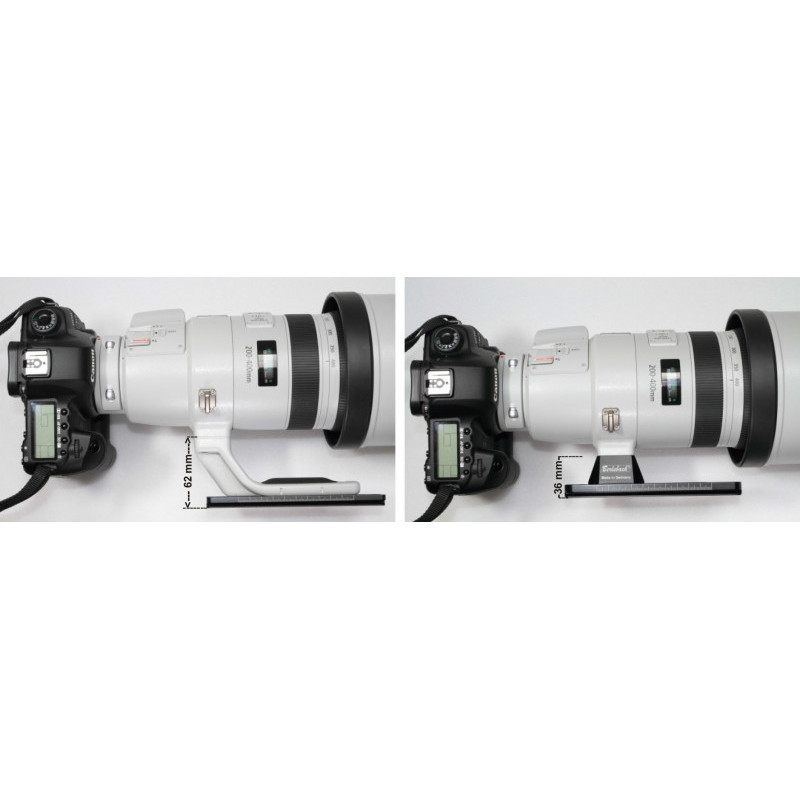 Berlebach Kamerahållare Adapter för Canon-teleobjektiv