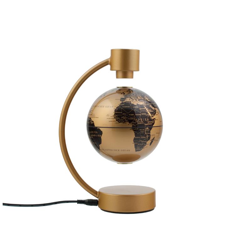 Stellanova Flytande jordglob guld metallic-guld 10cm
