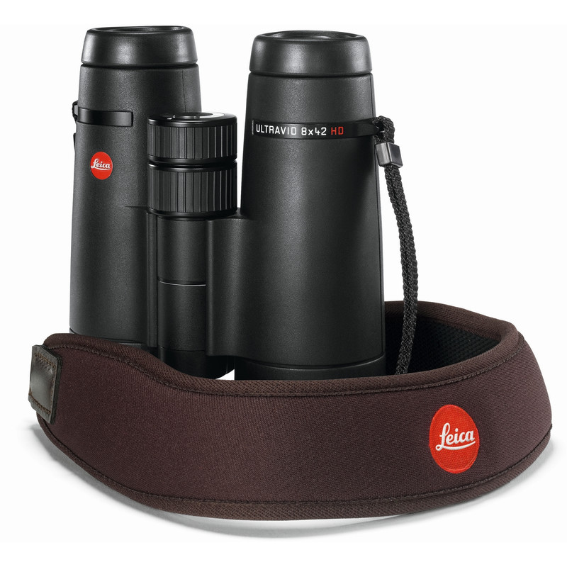 Leica Neopren axelrem Chokladbrun
