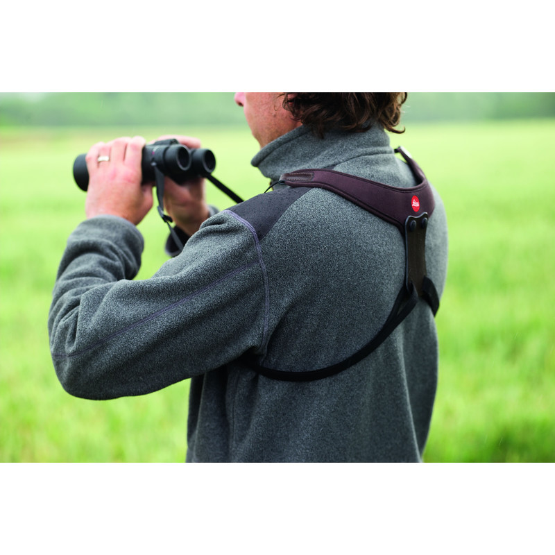 Leica Sport axelrem Chokladbrun