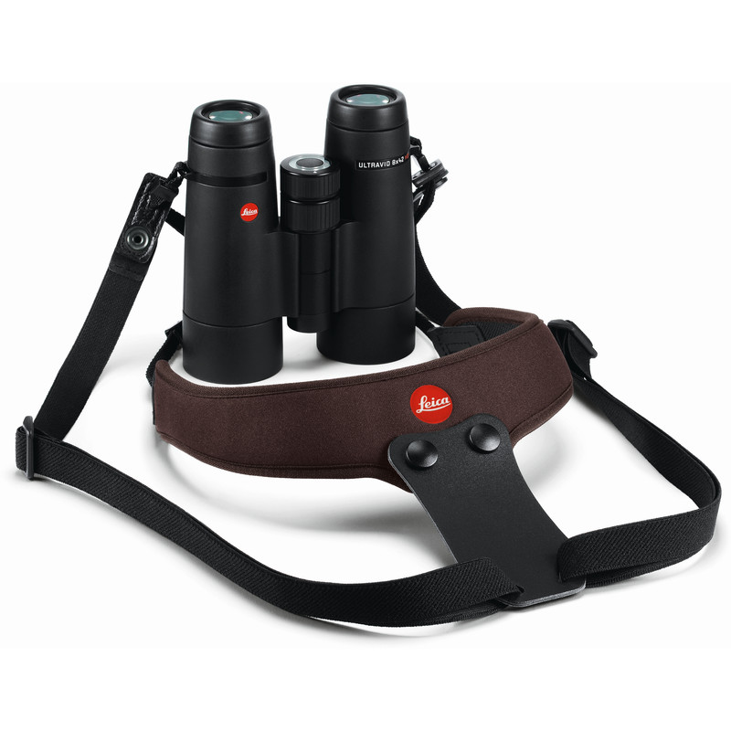 Leica Sport axelrem Chokladbrun