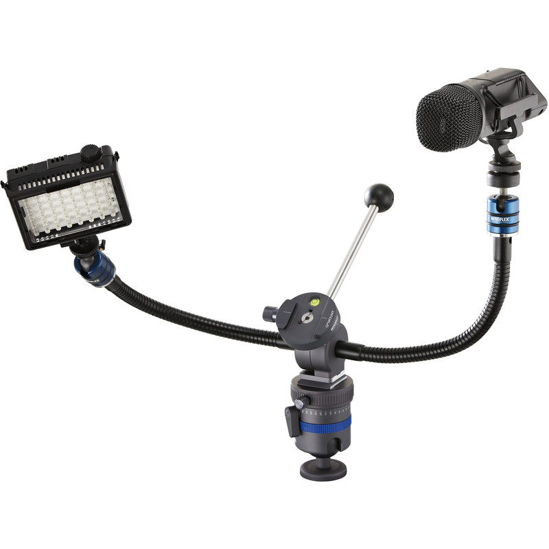 Novoflex Stativ-joystick-huvud MONOLITE enkelriktat panoreringshuvud med Q=Mount