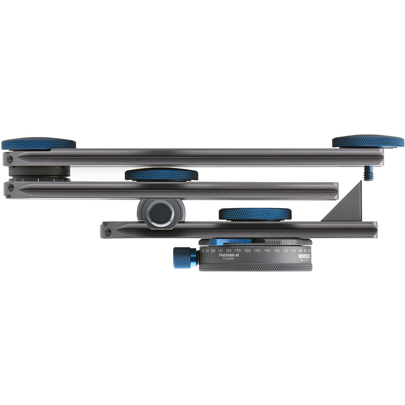 Novoflex Stativ-panoramahuvud VR-SYSTEM SLIM panoramasystem med flera linjer för systemkameror