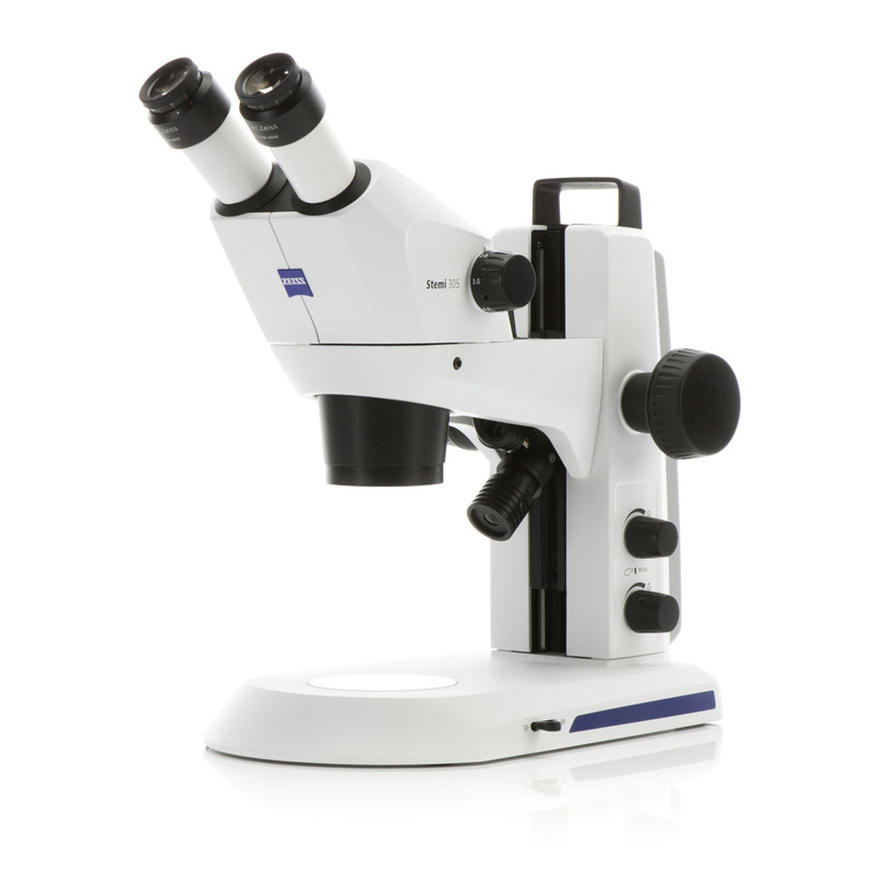 ZEISS Zoom-stereomikroskop Stemi 305 trino, K EDU, Greenough, w.d. 110mm, 10x/23, 8-40x, Spot K LED