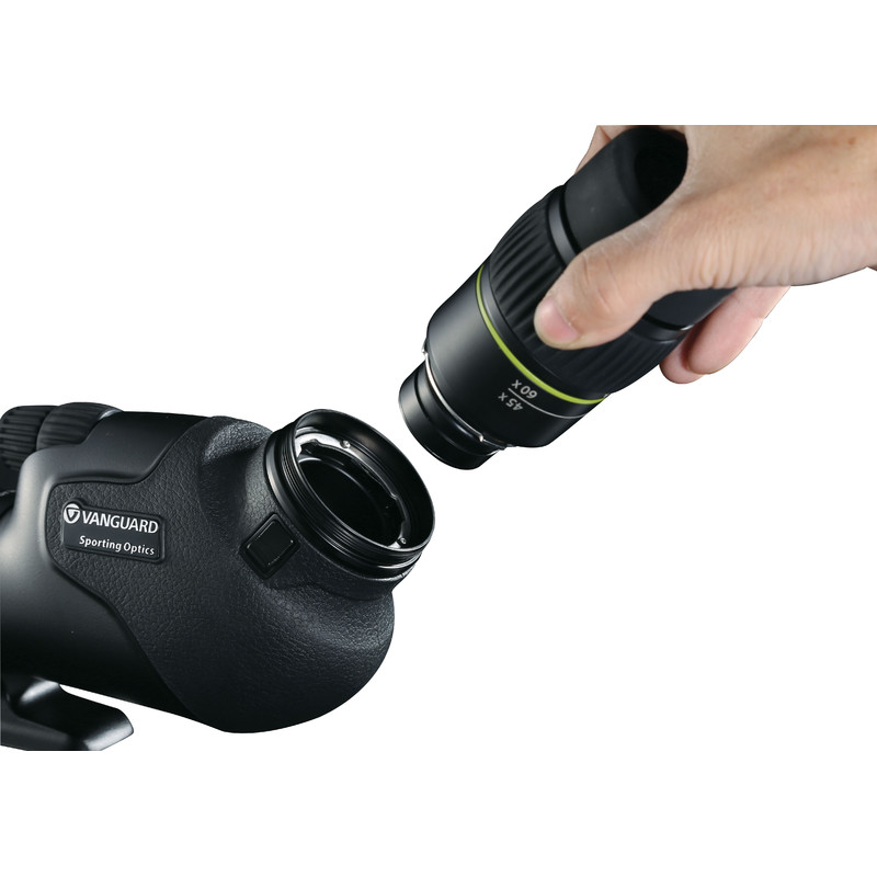 Vanguard Kompakt tubkikare Endeavor HD 65A vinklad vy + 15-45x Zoomokular