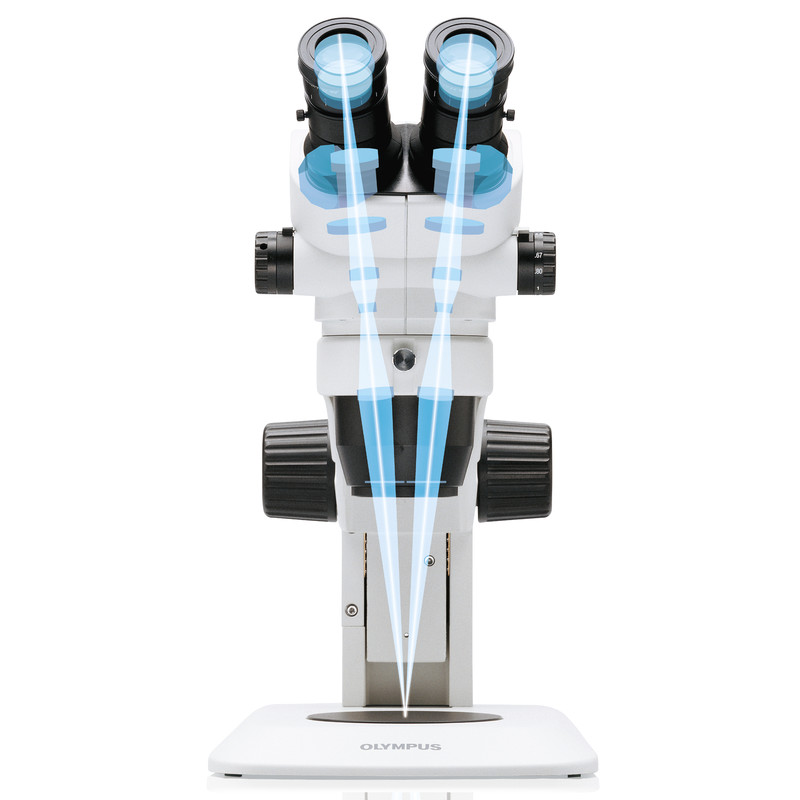 Evident Olympus Zoom-stereomikroskop Olympus SZ61TR Transmitterat ljus, trino, LED