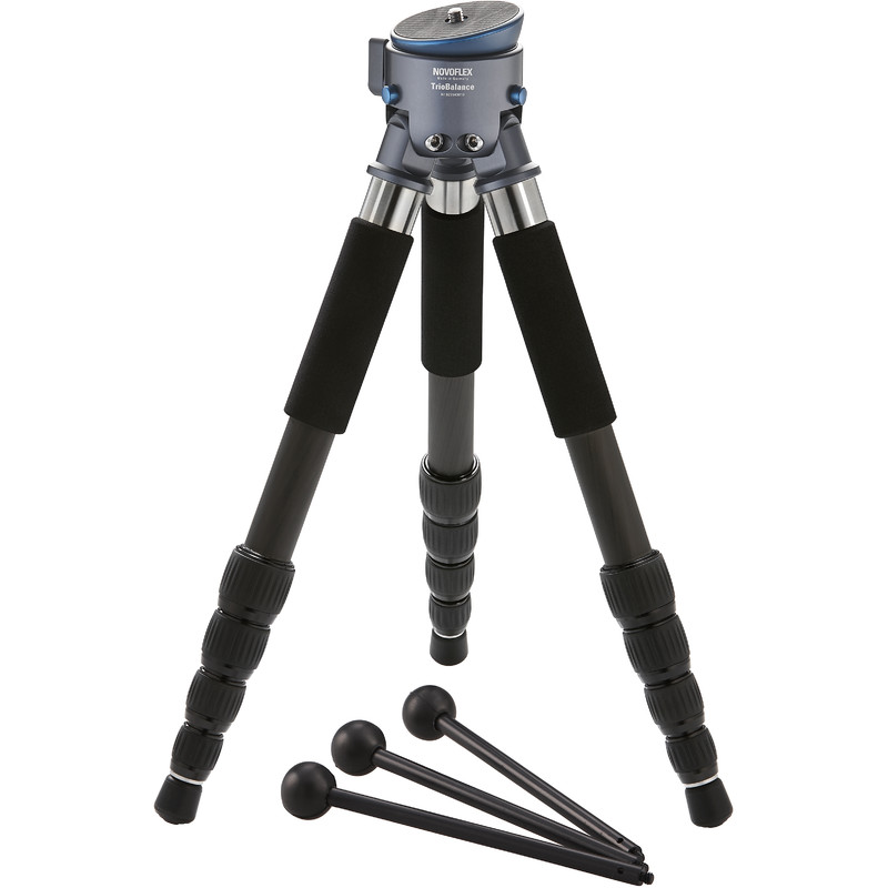 Novoflex Kolfiber-trebensstativ TrioBalance C2253 stativset med kolfiberben Traveller