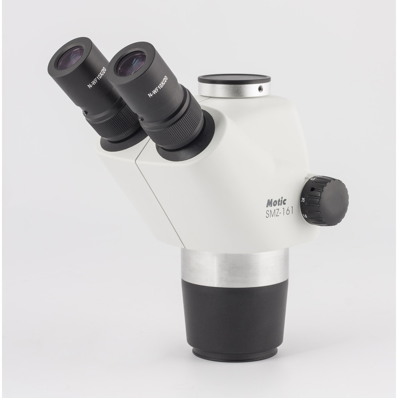 Motic Stereohuvud SMZ-161-TH; 7,5-45x; 45°, trinokulärt