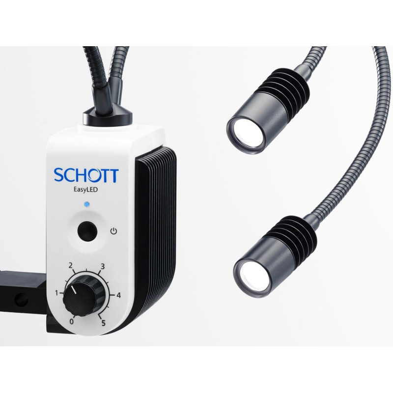 SCHOTT EasyLED Double Spot Plus belysningssystem inkl. strömförsörjningsenhet