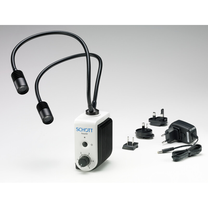 SCHOTT EasyLED Double Spot Plus belysningssystem inkl. strömförsörjningsenhet
