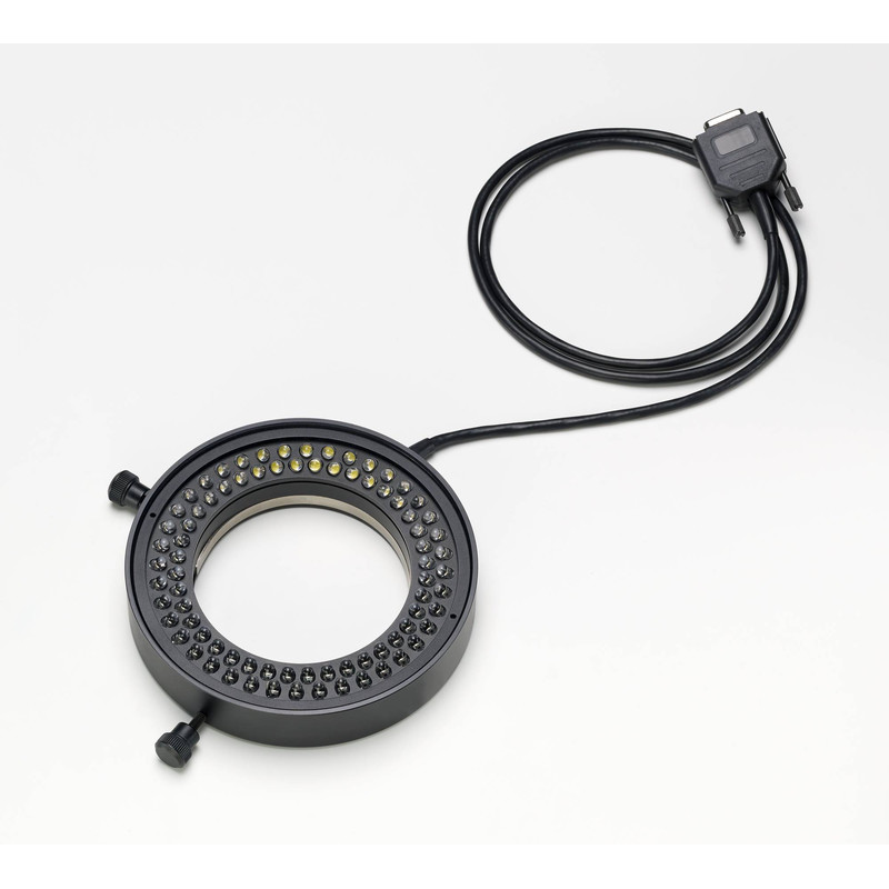 SCHOTT LED-ringljus f. Intern. Brightfield S 80-65N, Mindtabst. 65 mm, 80 LED, segmenterad, Ø 81 mm