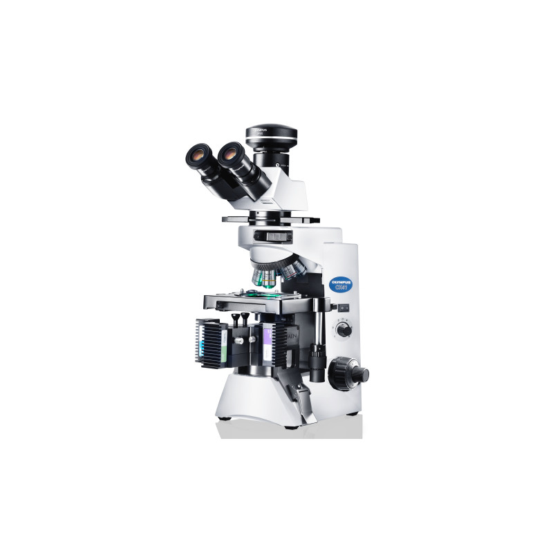Evident Olympus Mikroskop CX41 Fluorescens, trino, Hal, 40x,100x, 400x