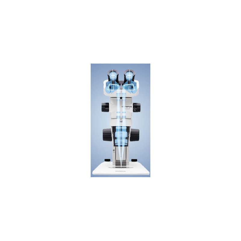 Evident Olympus Zoom-stereomikroskop Olympus SZX7 Transmitterat ljus, trino, achro, 1x, LED