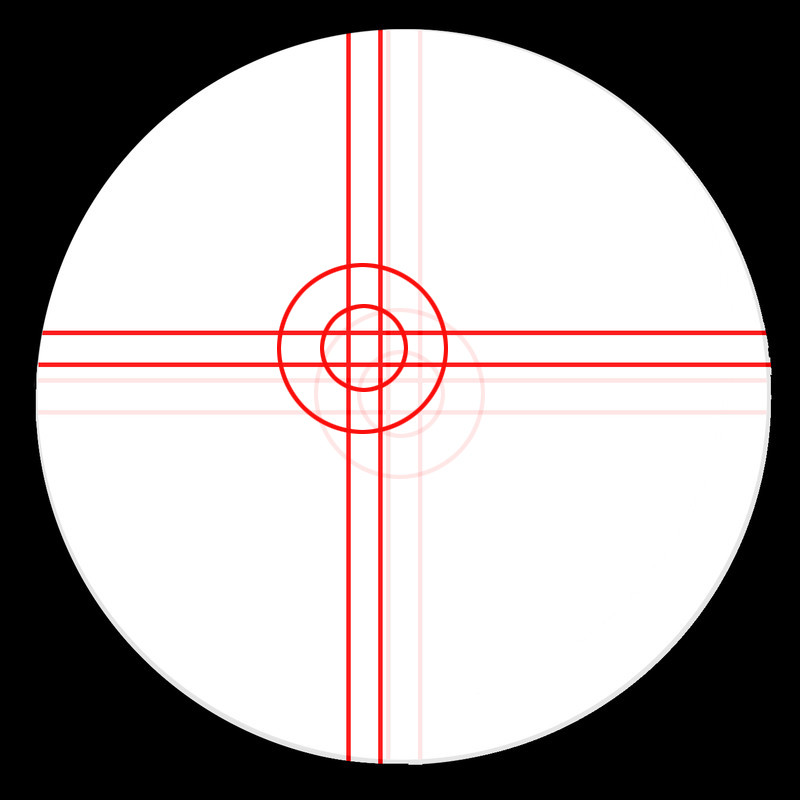 Omegon Hårkorsokular Plössl 9mm, belysning och flyttbar, 1,25"