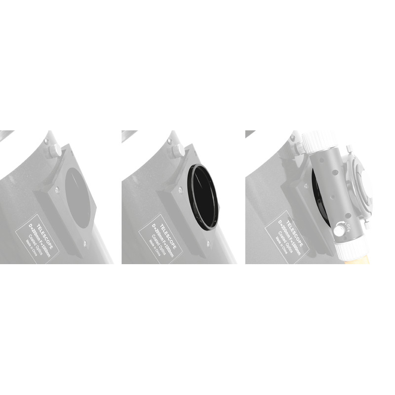 Omegon 5 mm / 80 mm Adapterring för 2'' Newton Hybrid Crayford Fokuserare